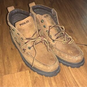 Ralph Lauren Polo Classic Brown Leather Boots